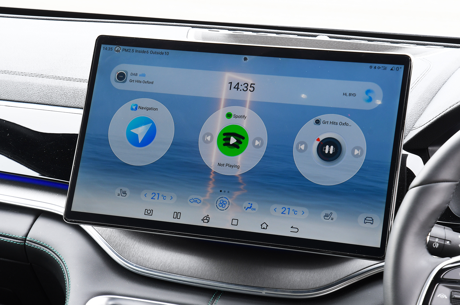 BYD Seal U touchscreen