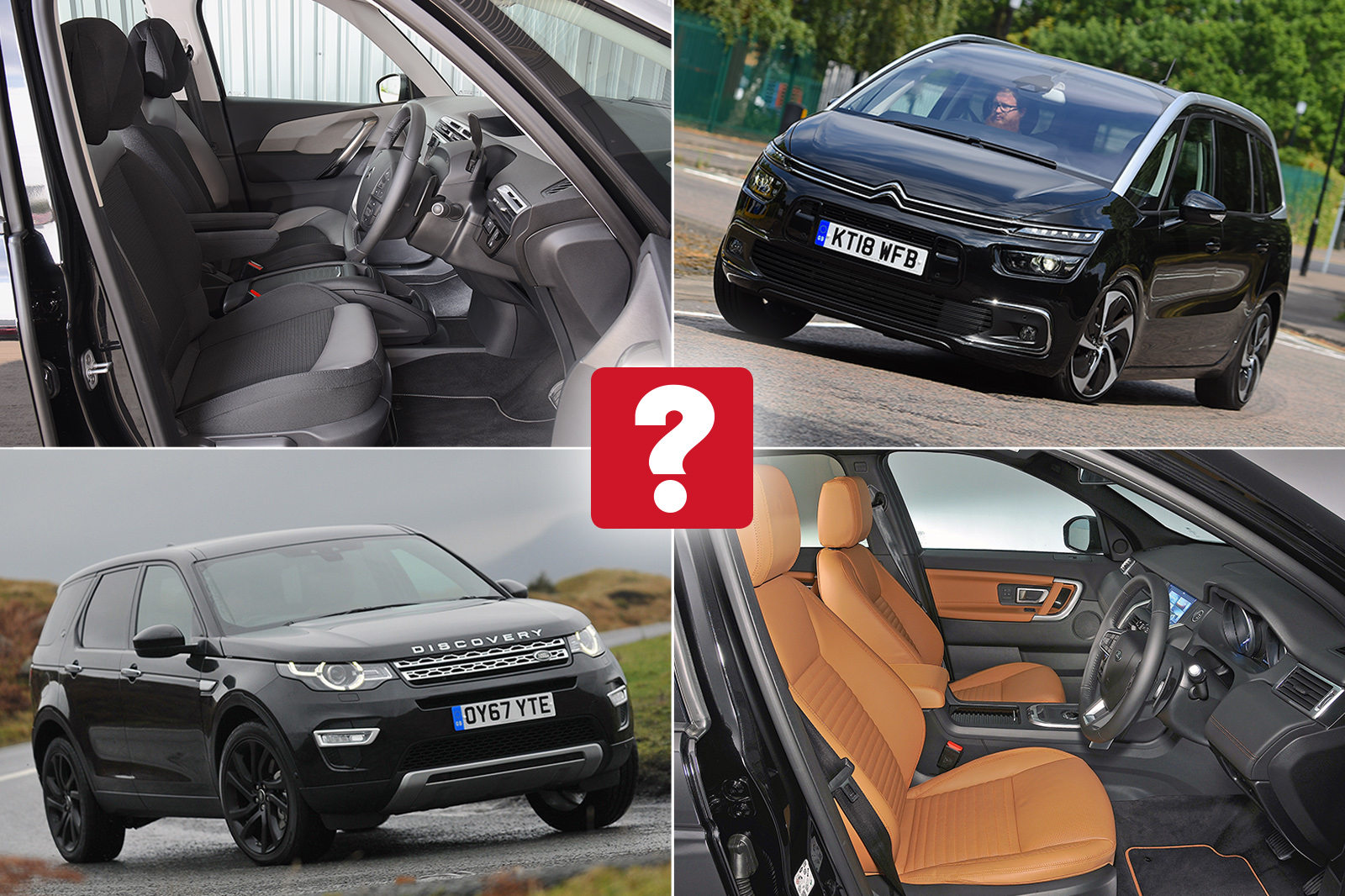 New Citroën Grand C4 Spacetourer vs used Land Rover Discovery Sport: which is best?