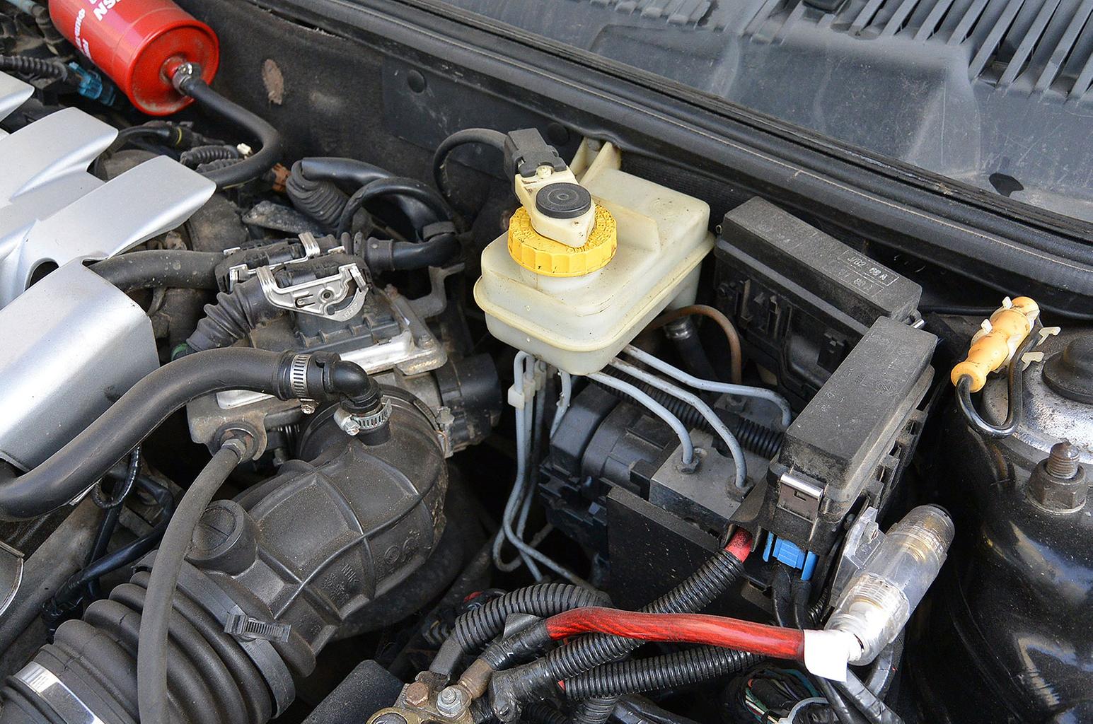 2. Brake and windscreen washer fluids
