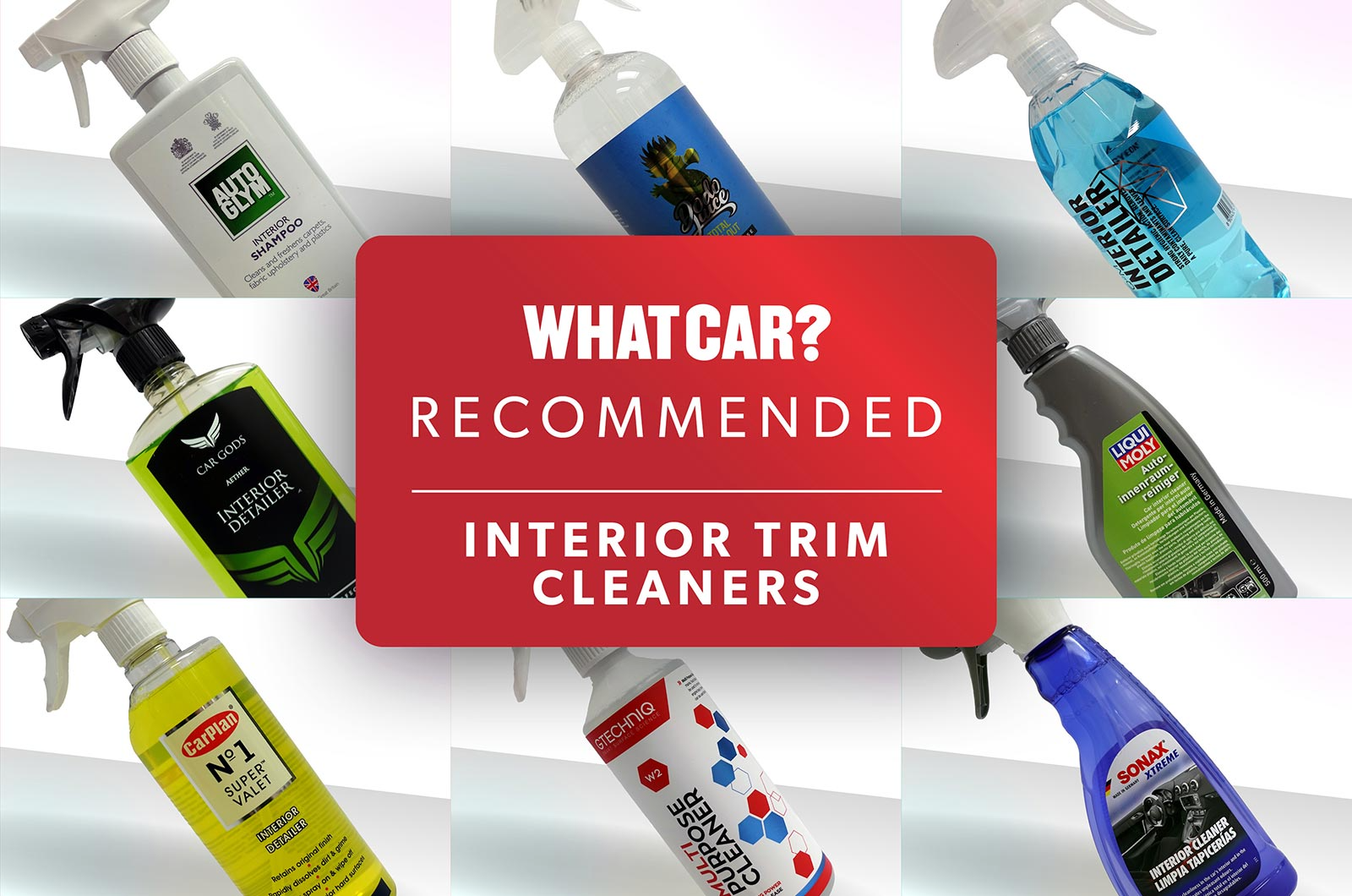Car interior trim cleaners