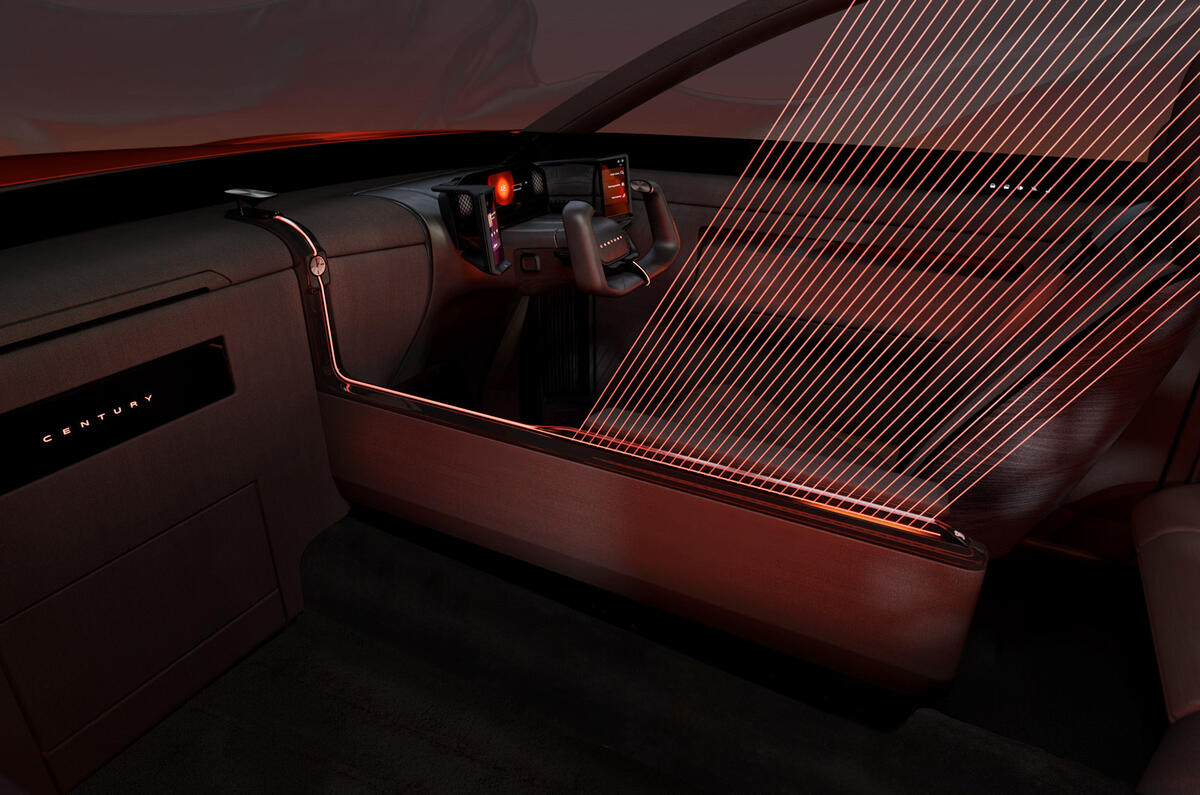 Century Coupé concept interior