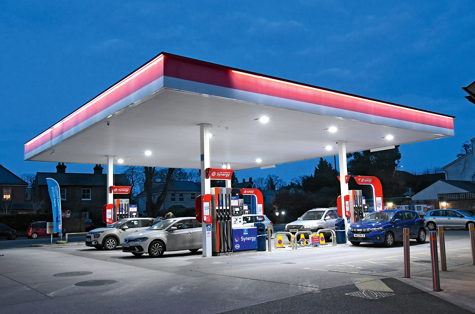 Cheap cars willing up with petrol