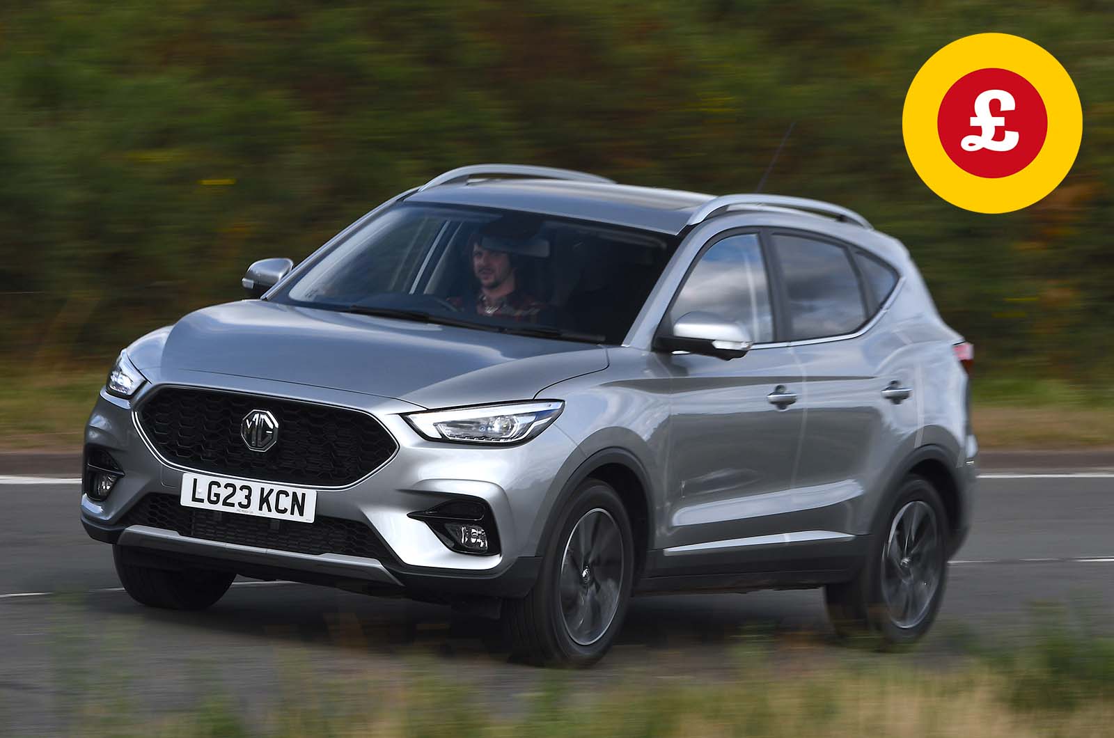 MG ZS with Target Price logo
