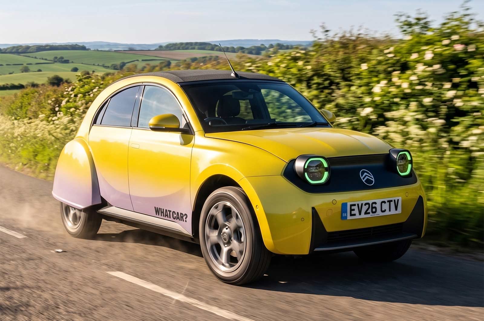 Citroen 2CV EV rendering