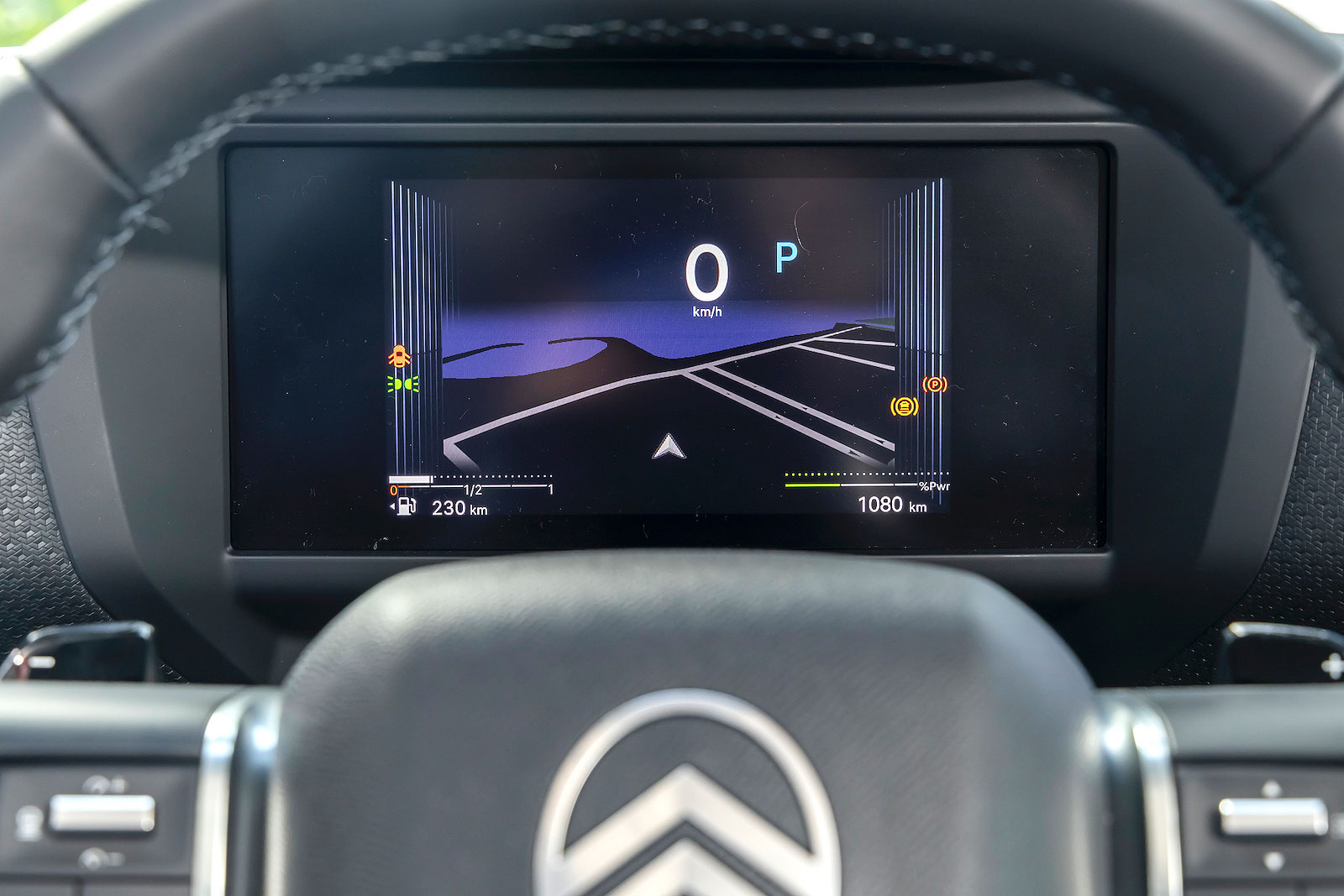 Citroen C4 driver display