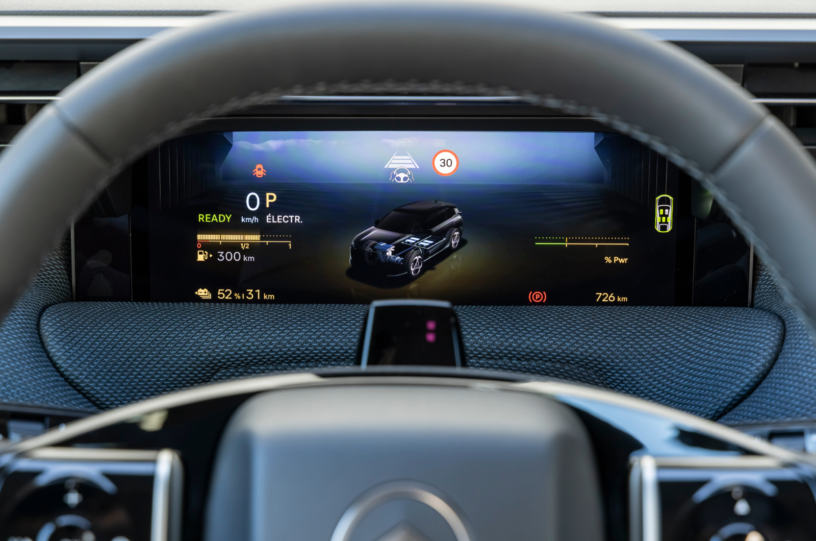 Citroën C5 Aircross driver display