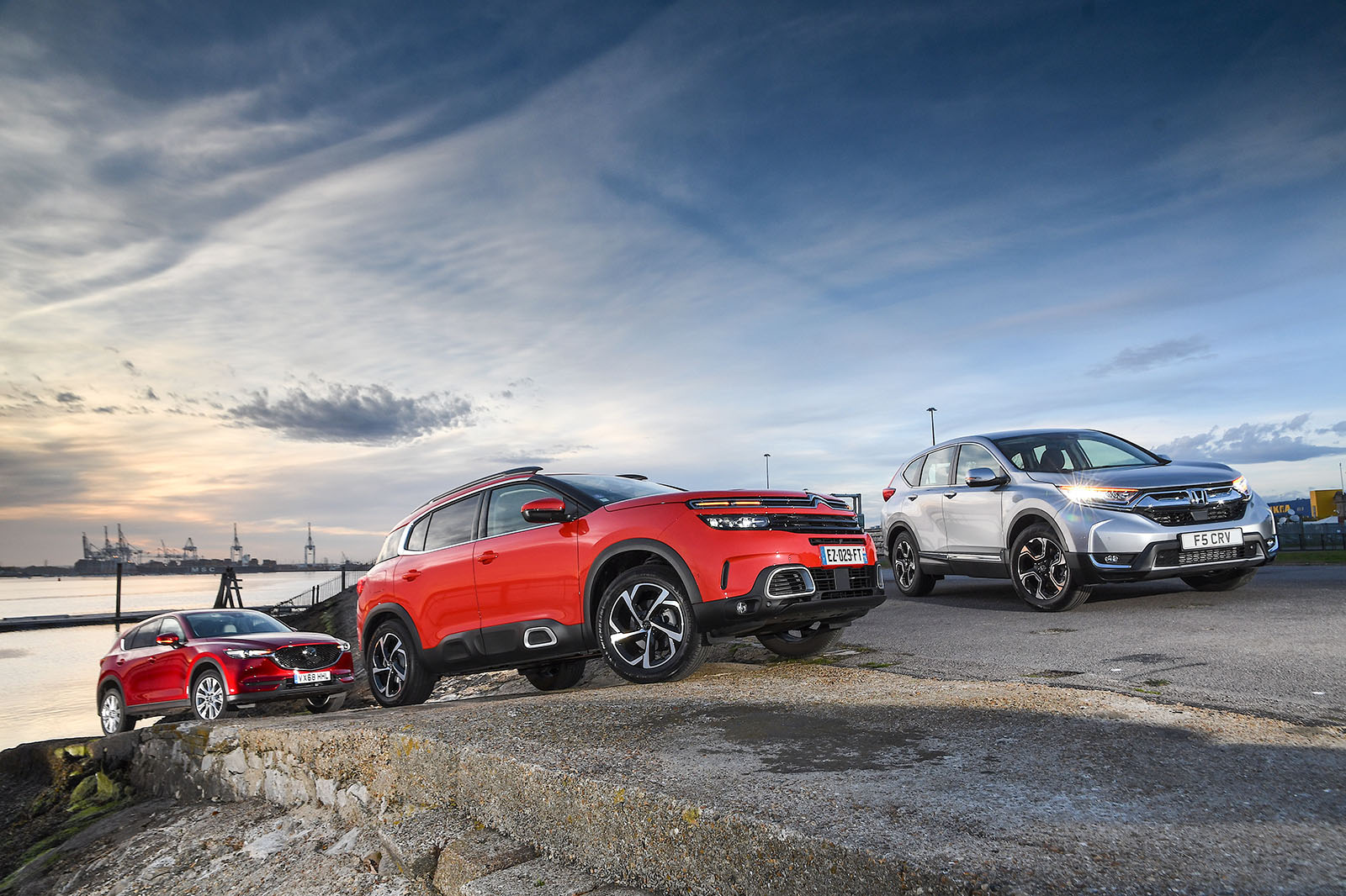 New Citroen C5 Aircross & Honda CR-V vs Mazda CX-5