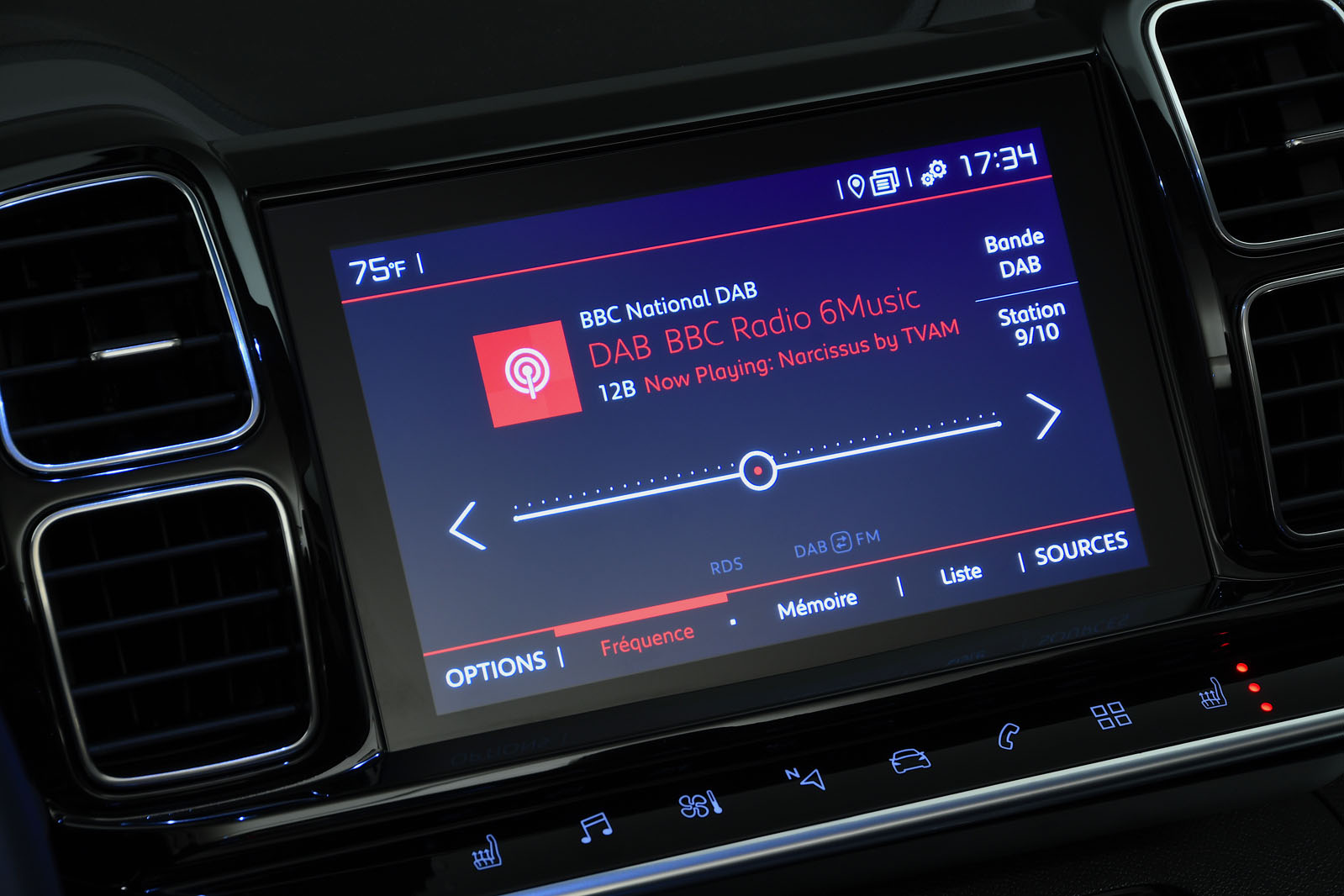 Citroen C5 Aircross infotainment