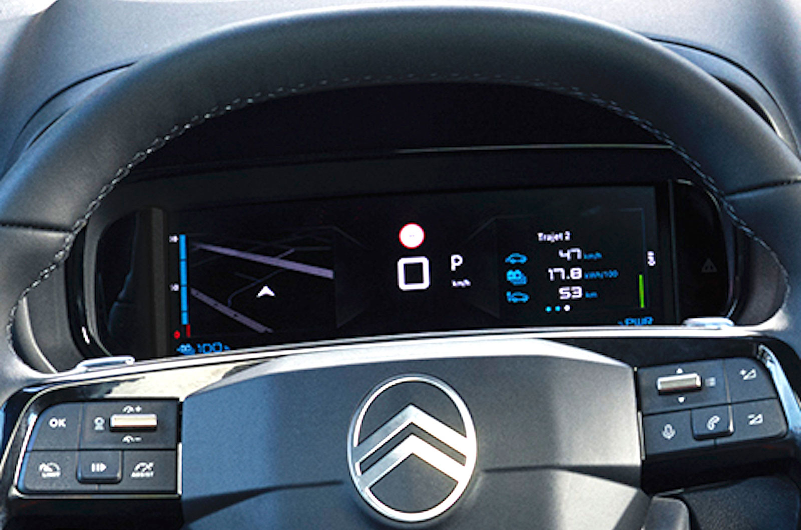 Citroën ë-Berlingo driver display