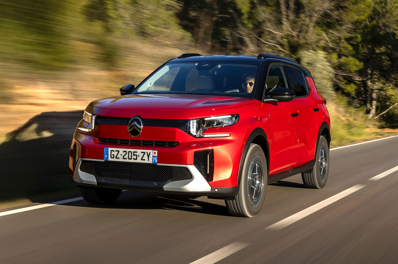 Citroën ë-C3 Aircross front left driving