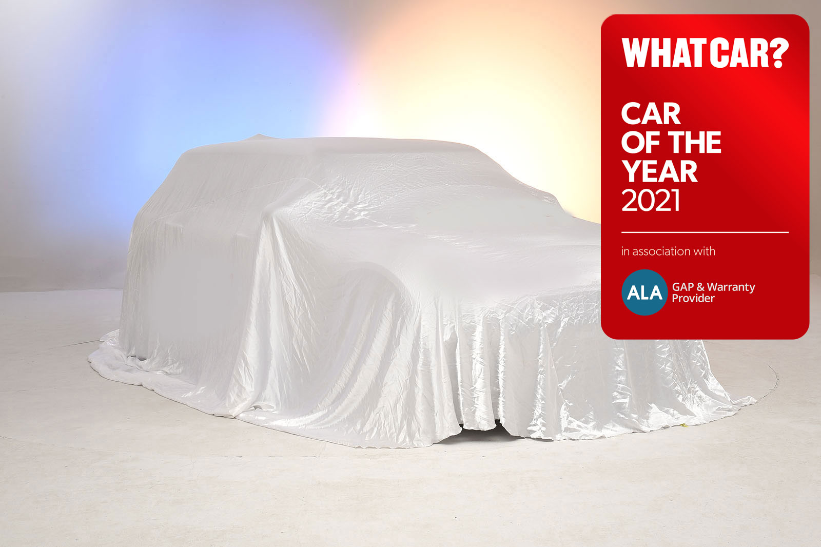 What Car? Car of the Year Awards 2021 car with logo