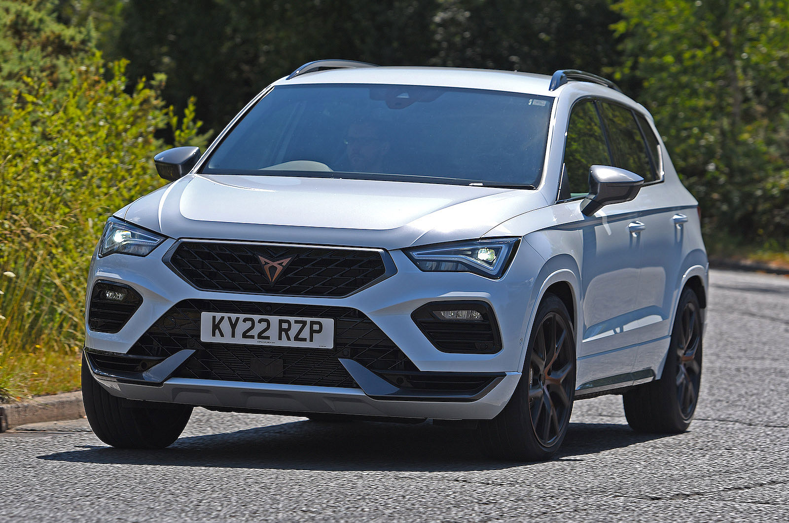 Cupra Ateca front cornering