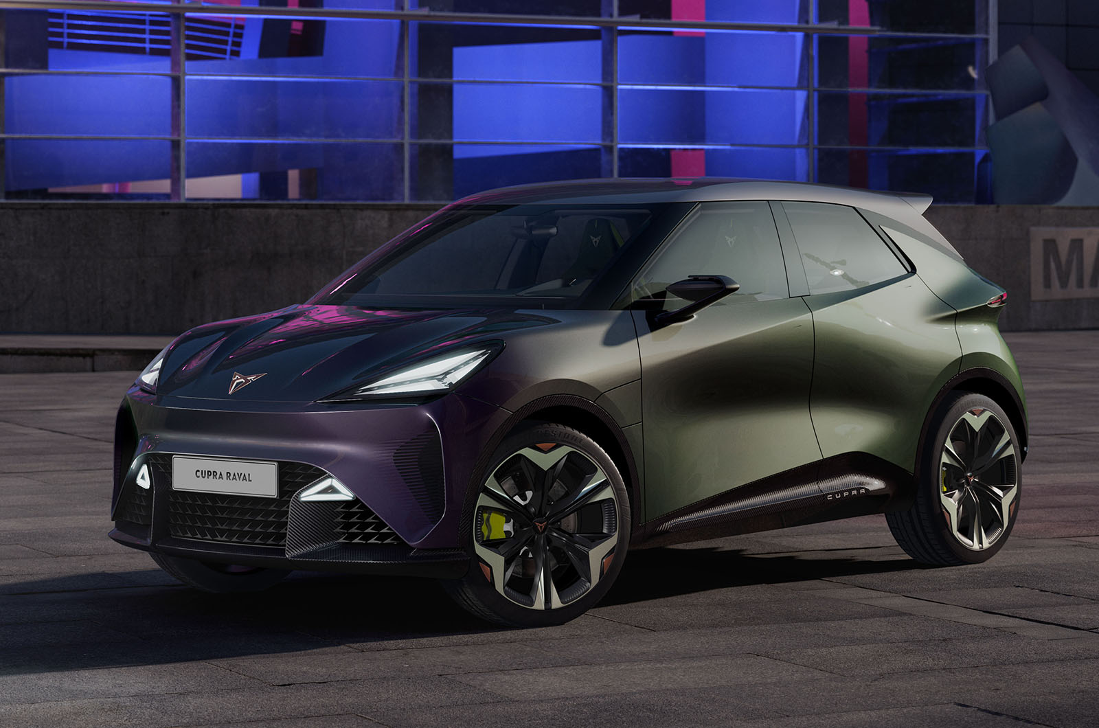 Cupra Raval concept front static