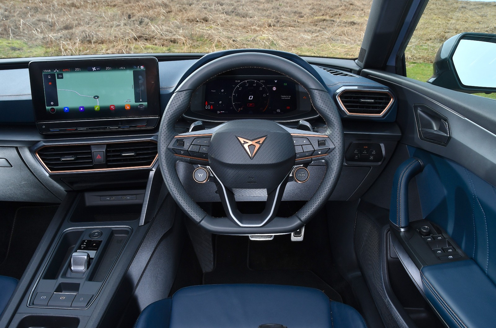 Cupra Leon Estate dashboard