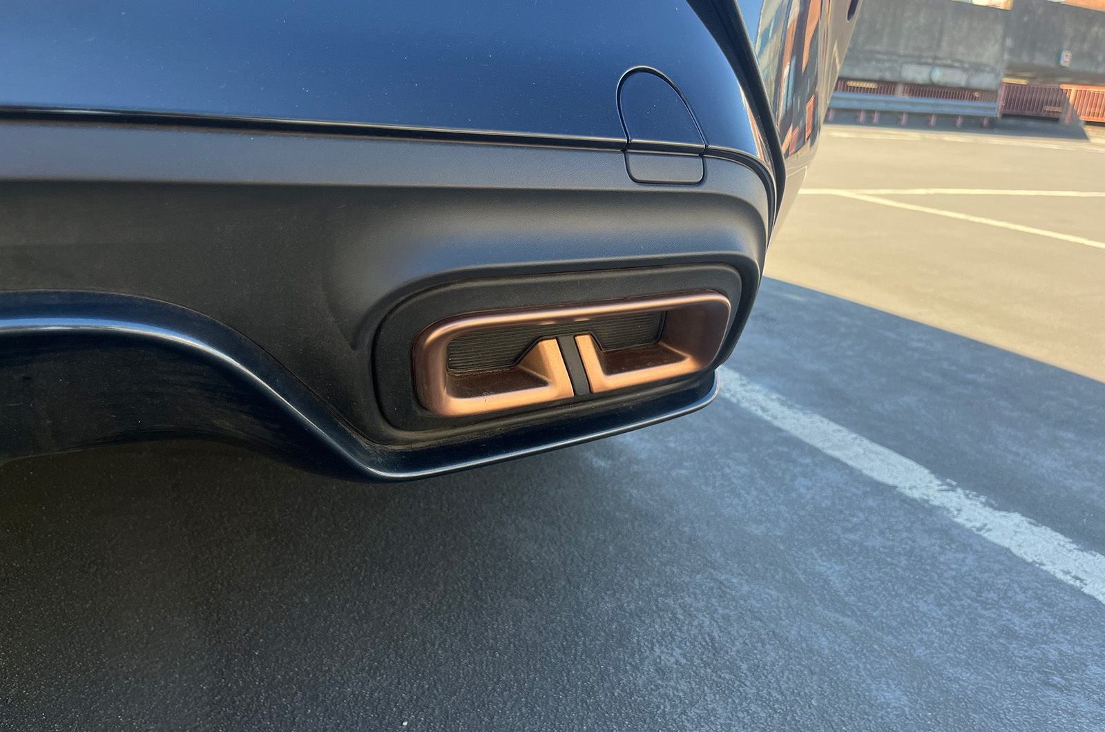 Cupra Leon fake exhaust tip