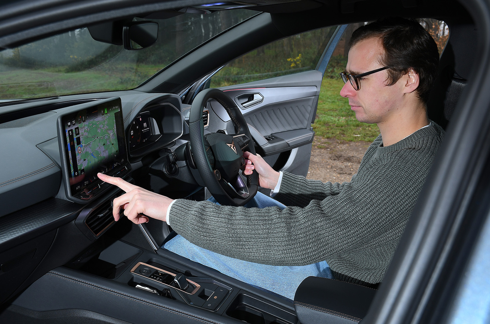 Cupra Leon long-termer interior infotainment