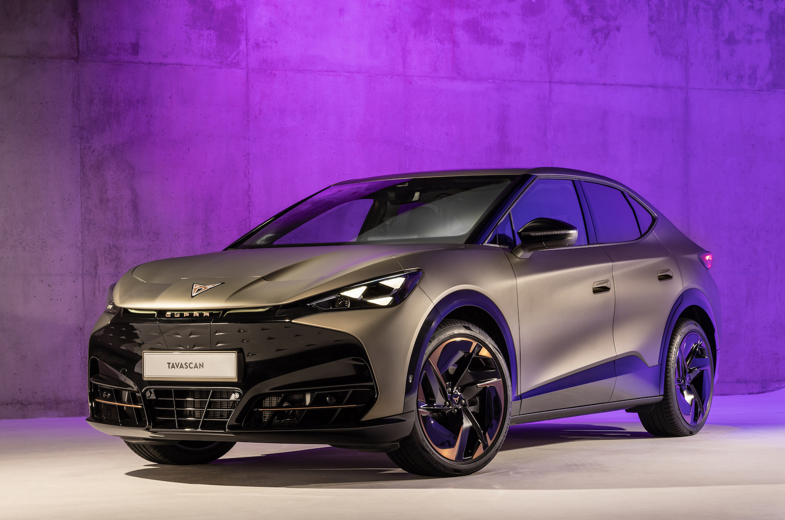 Cupra Tavascan front left static