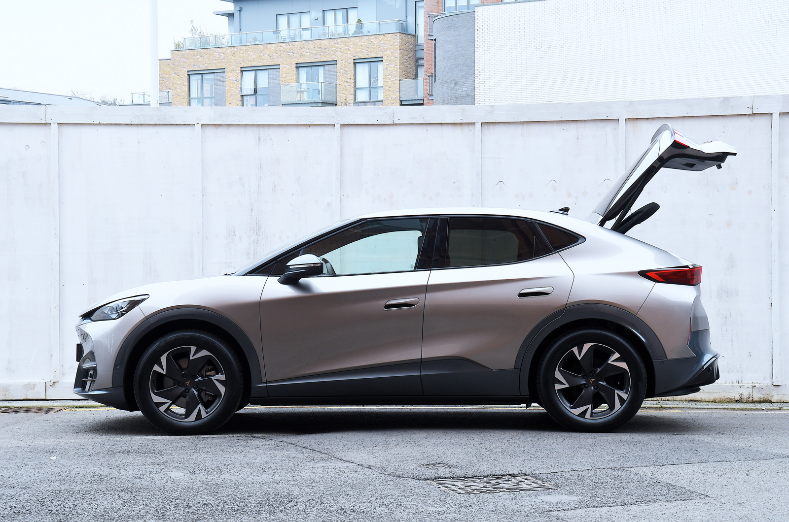 Cupra Tavascan with tailgate up