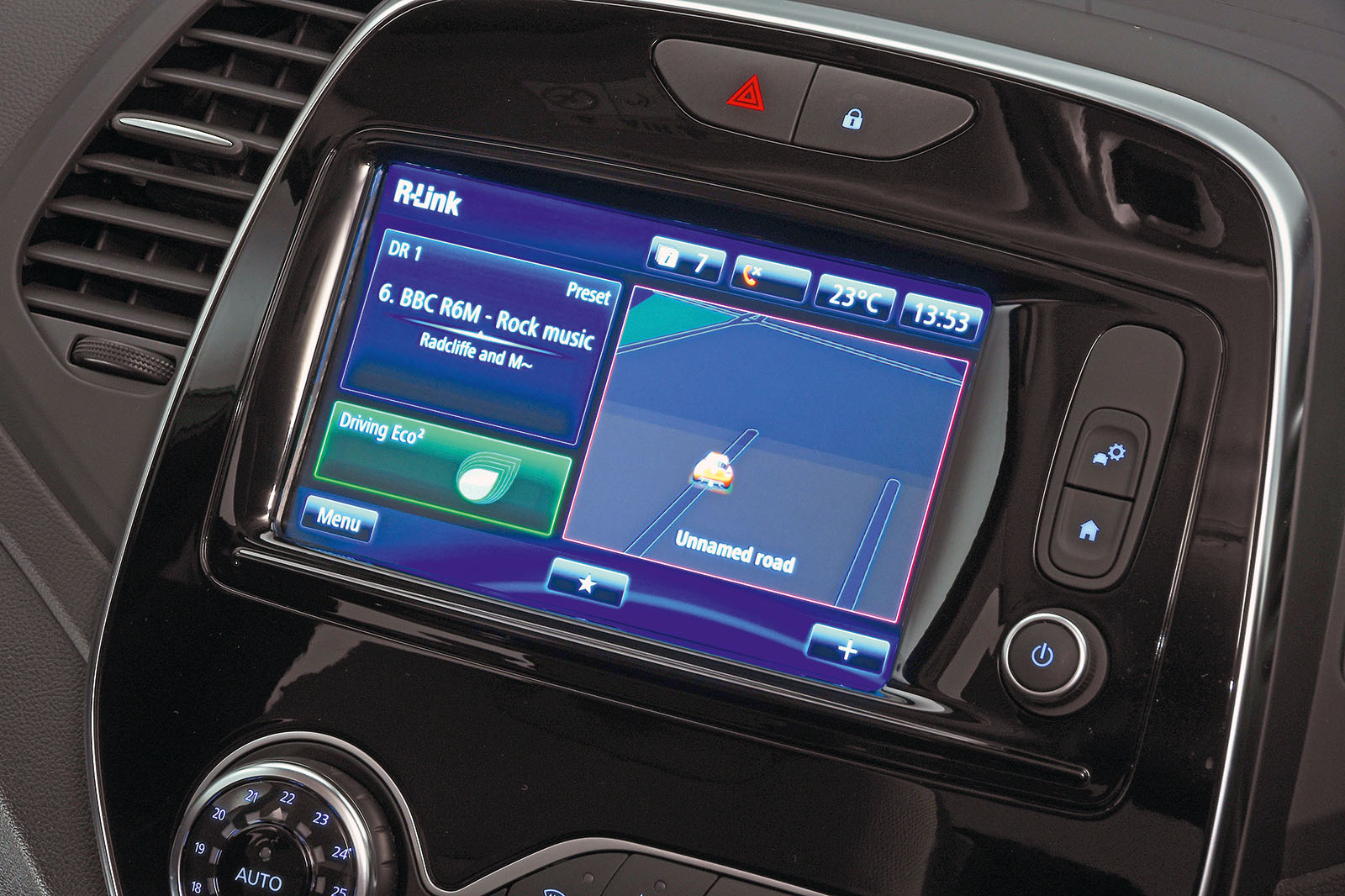 Renault Captur infotainment