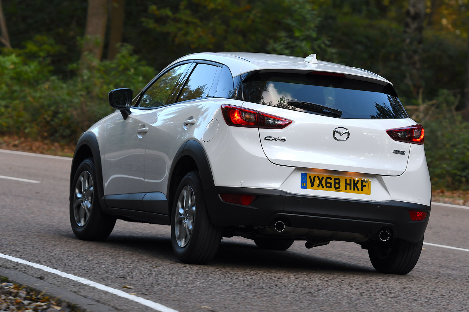 Mazda CX-3 rear driving