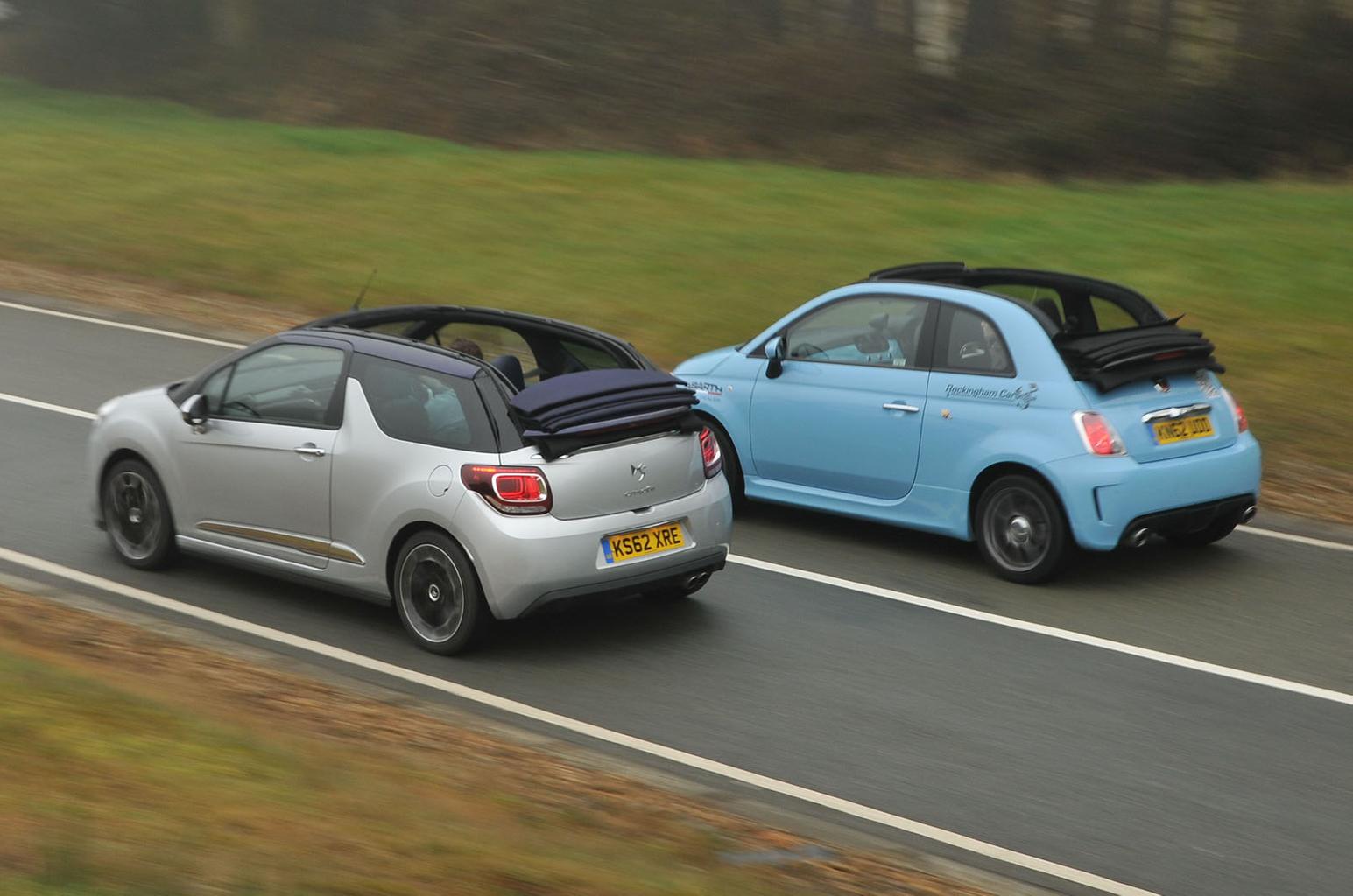Used test – chic convertibles: Citroen DS3 Cabrio vs Fiat 500C