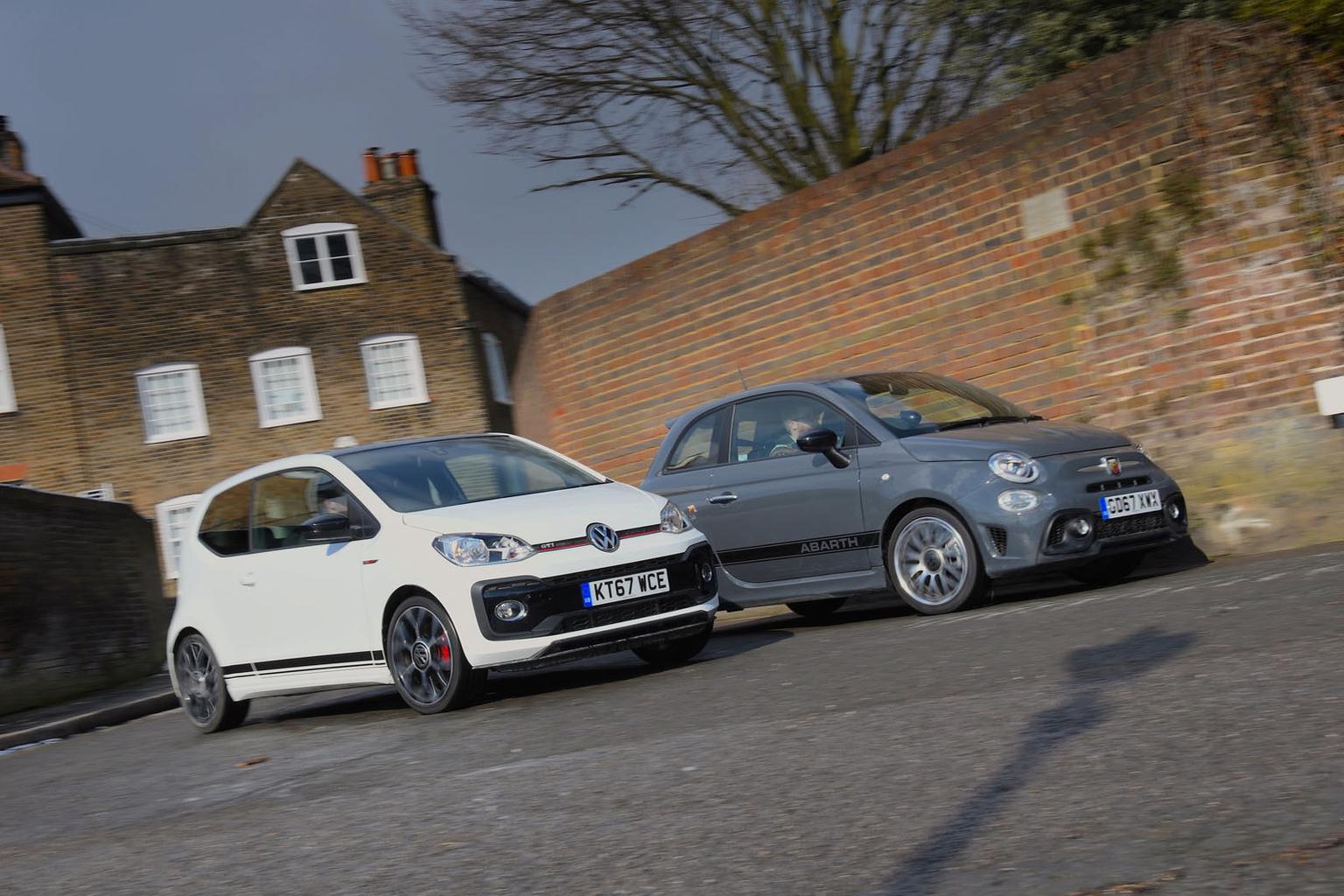 New Volkswagen Up GTI vs Abarth 595