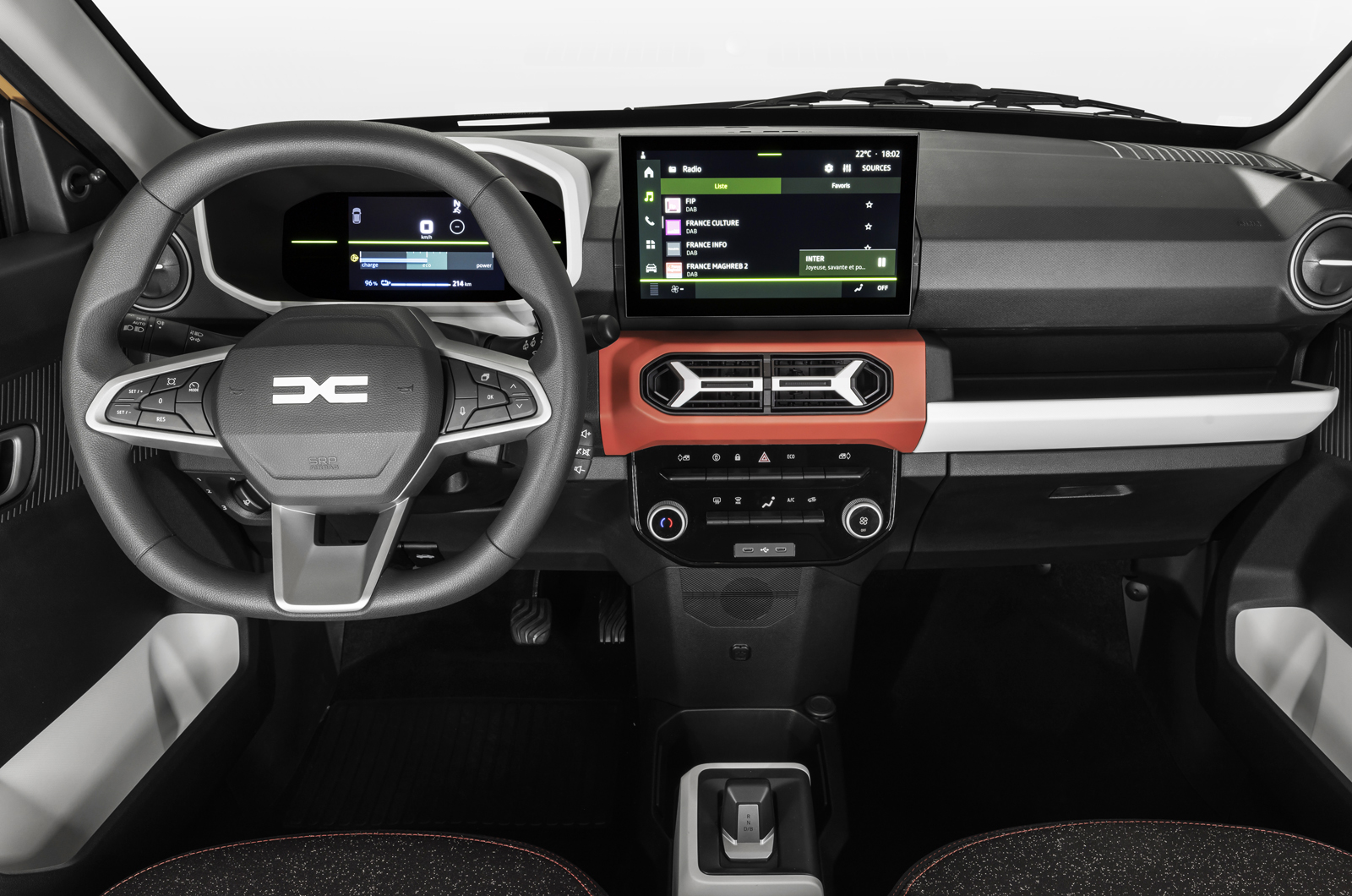 Dacia Spring dashboard