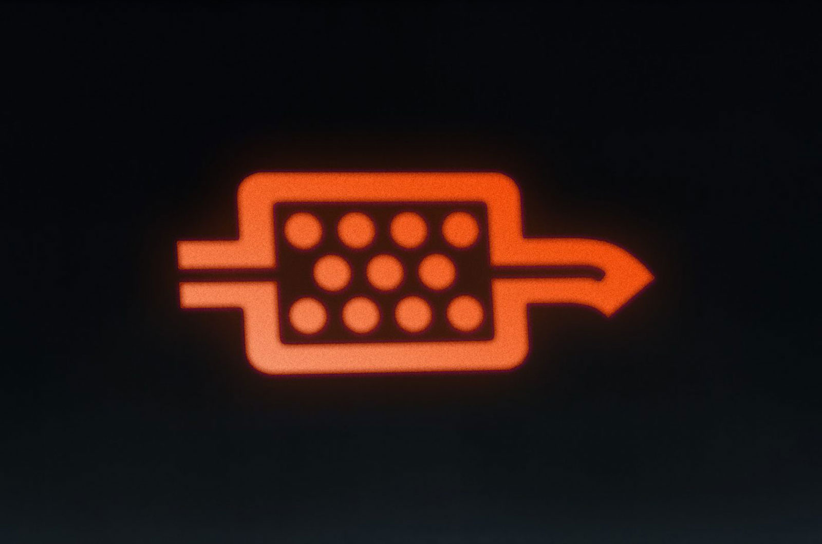 DPF warning light