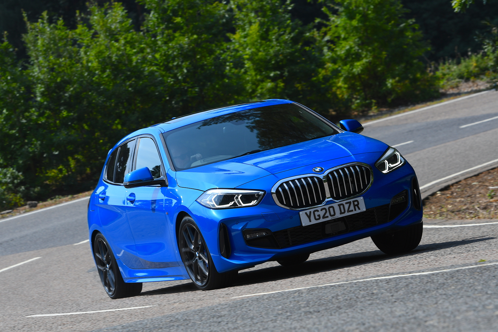 BMW 1 Series 2021 front right cornering