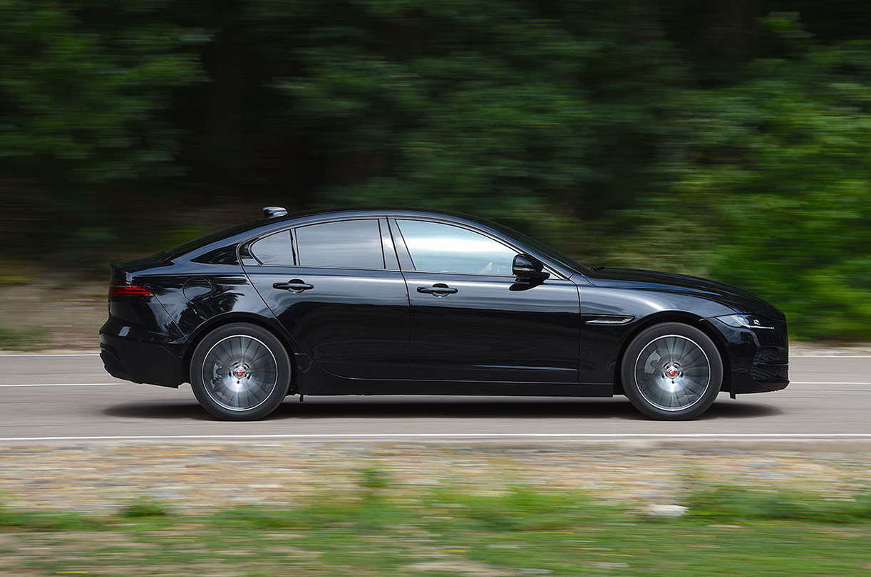 Jaguar XE driving
