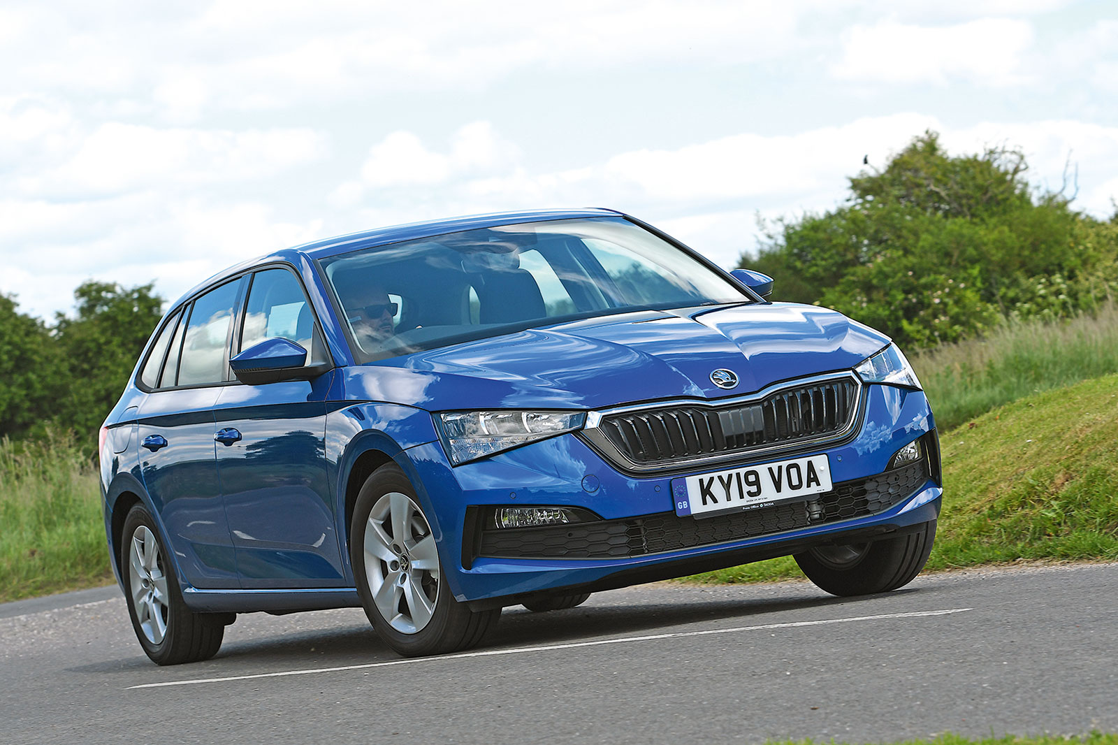Skoda Scala driving
