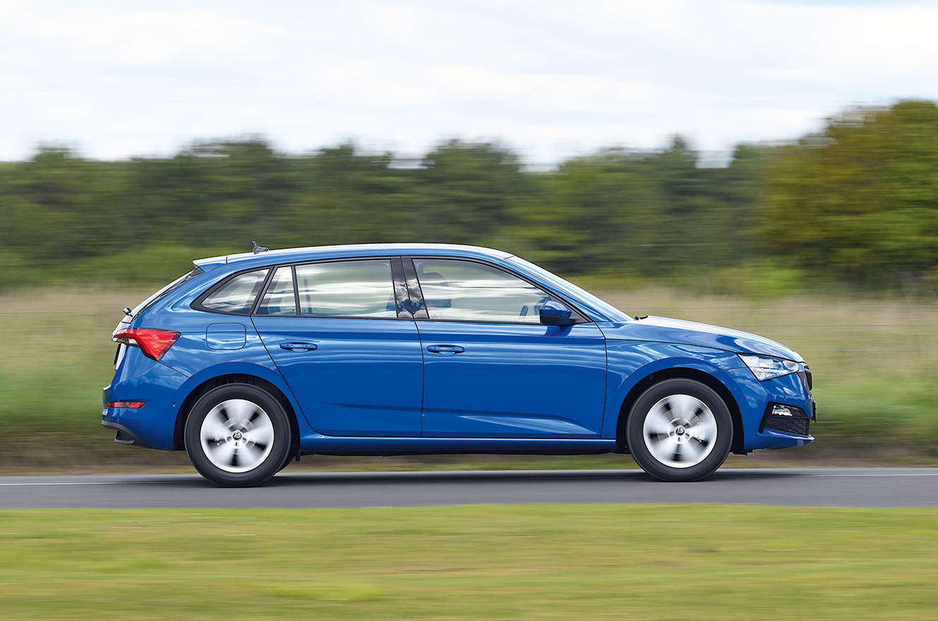 Skoda Scala driving