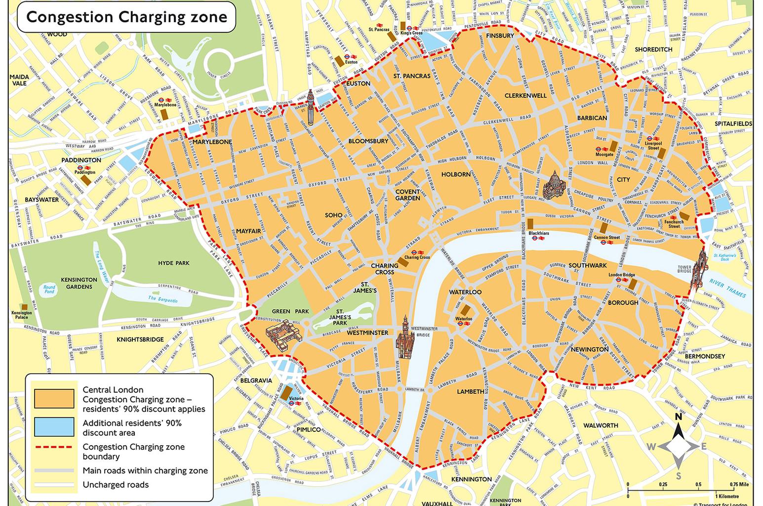 London Congestion Charge fines rise to £160