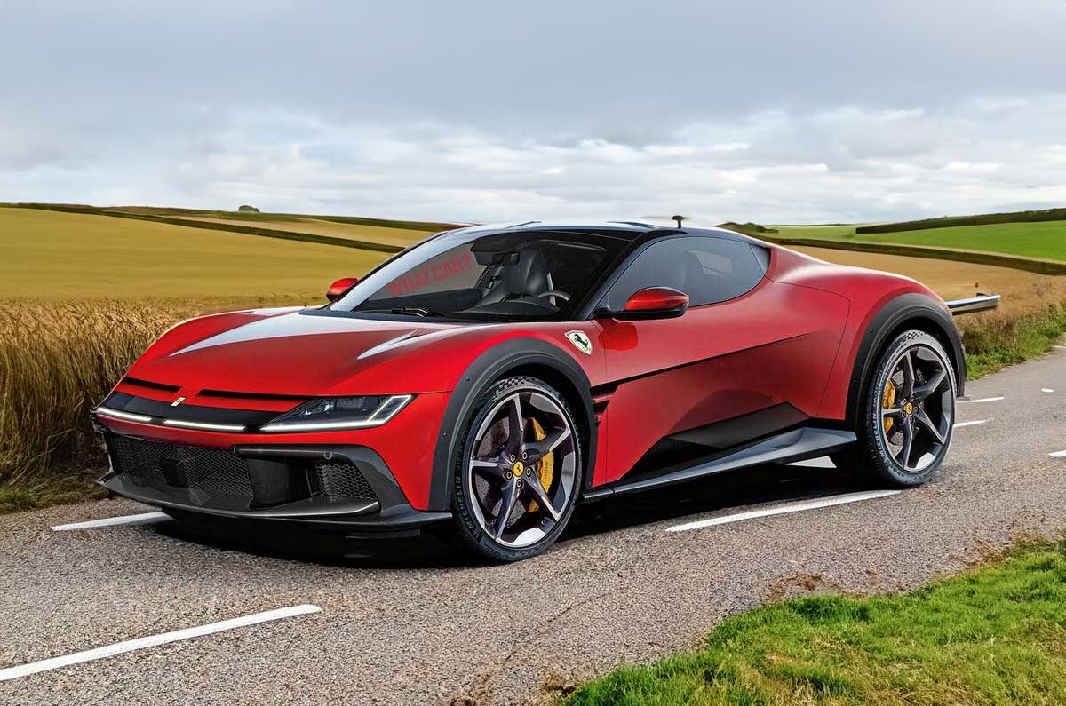 Electric Ferrari front static