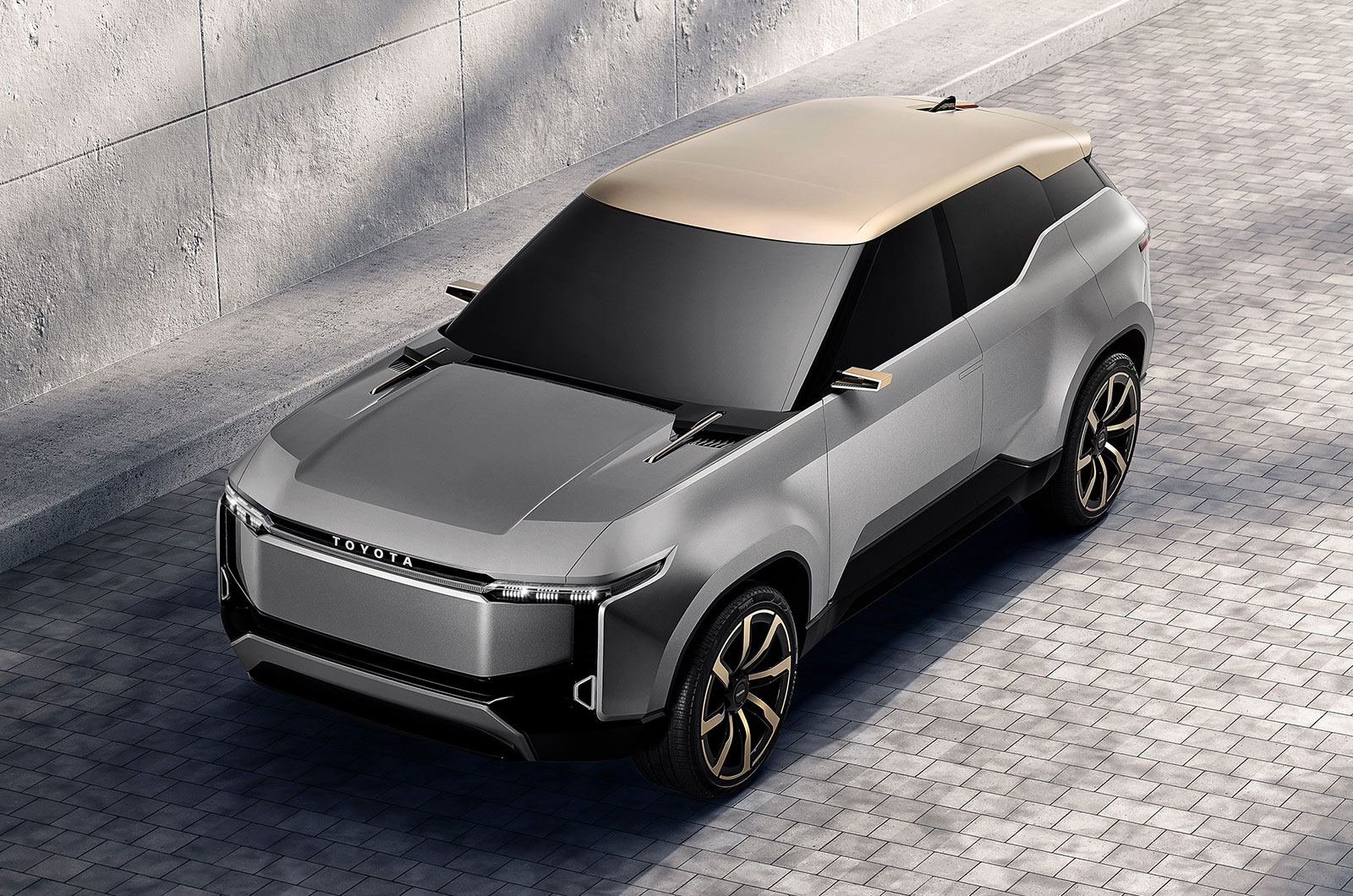 Electric Toyota Land Cruiser Se concept front