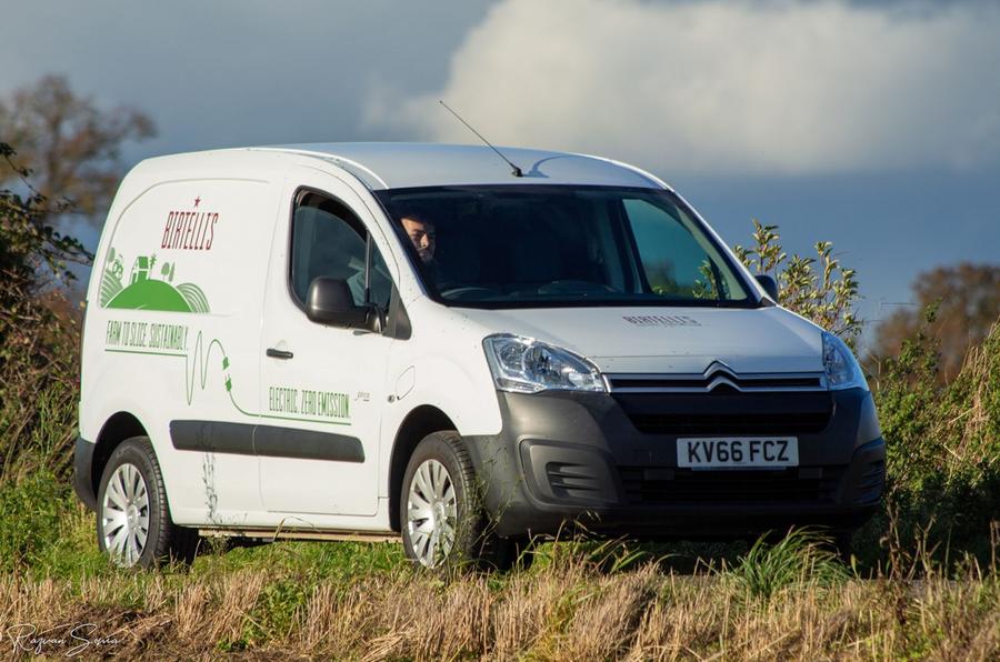 Electric pizza delivery van 