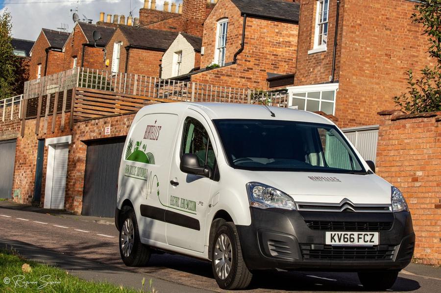 Electric pizza delivery van