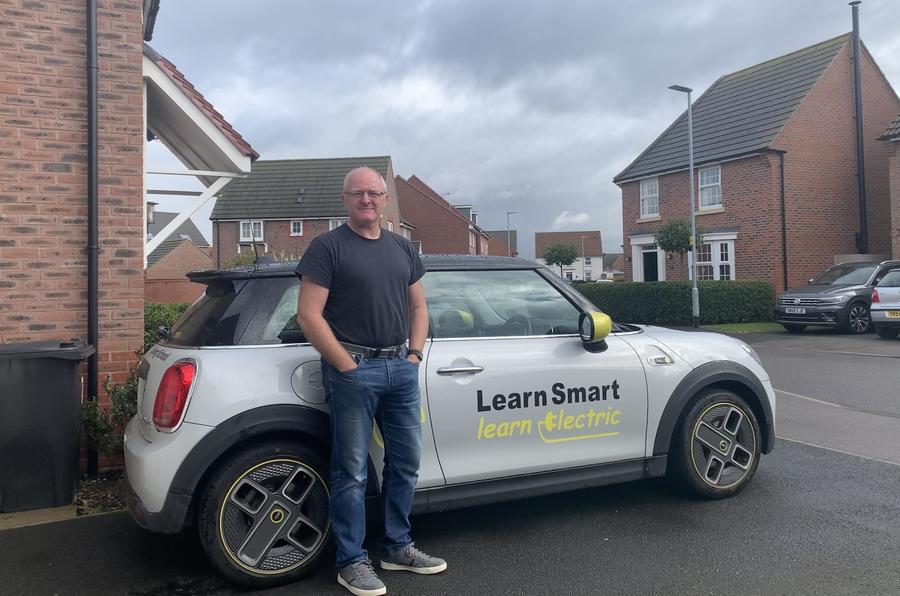 Mike with his Mini Electric