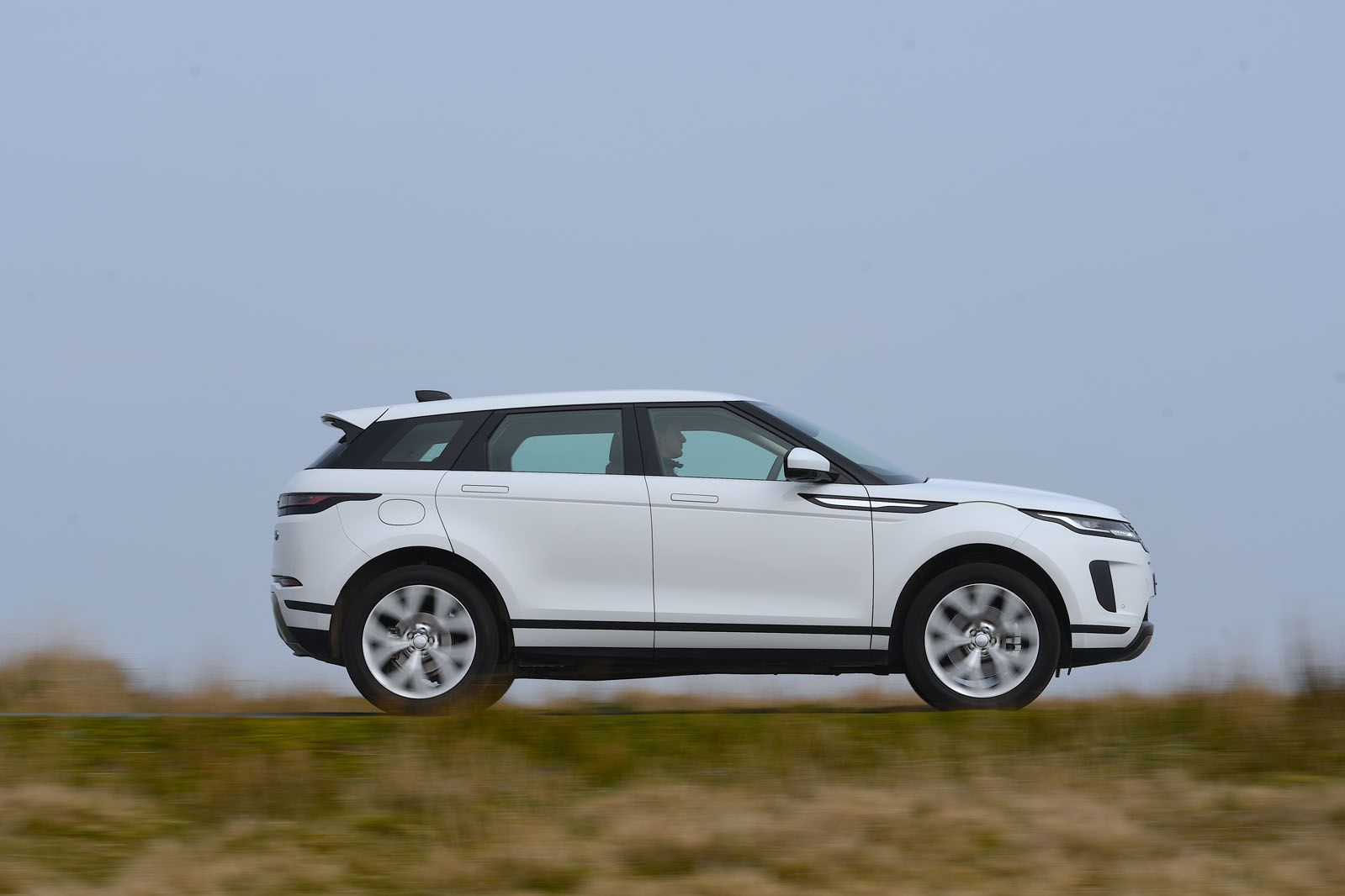 Range Rover Evoque driving