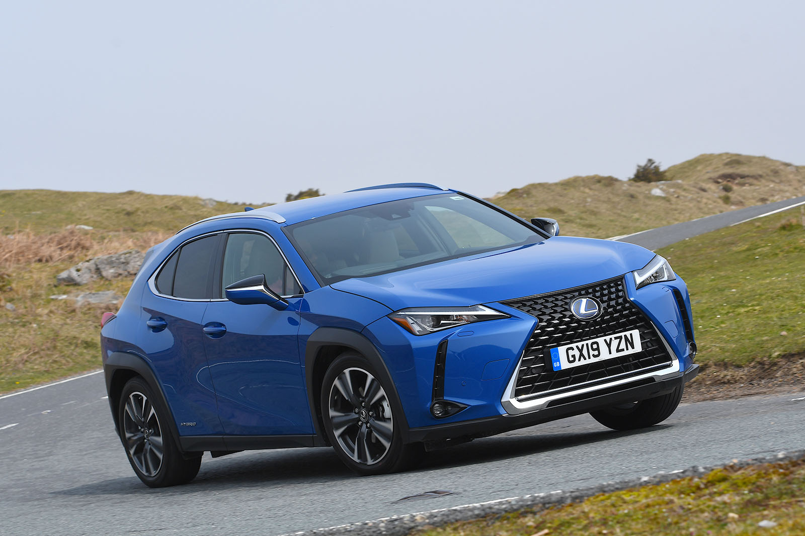 Lexus UX driving
