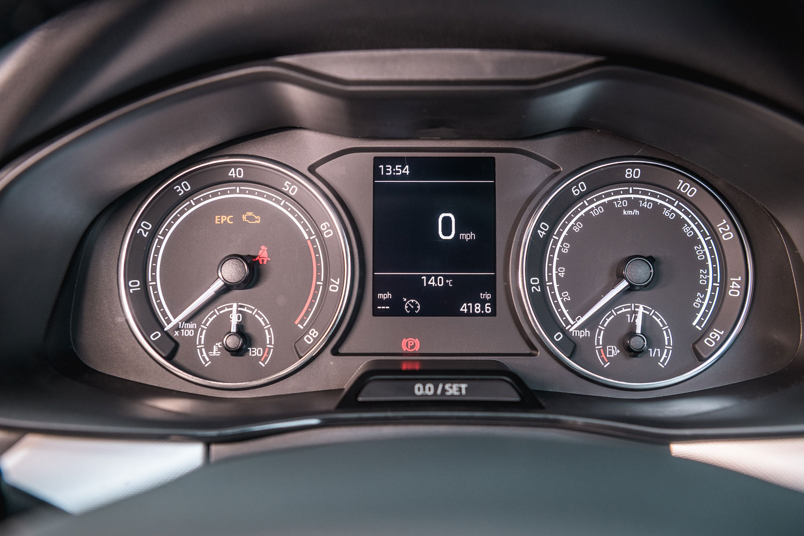 Skoda Scala dials