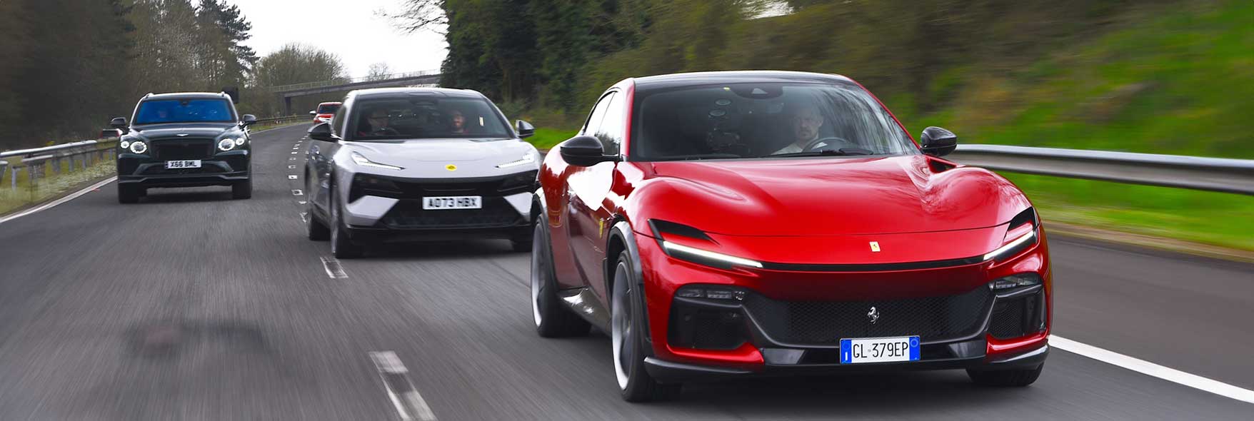 Ferrari Purosangue versus rivals