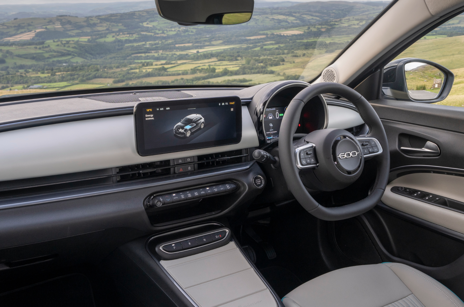 Fiat 600e dashboard
