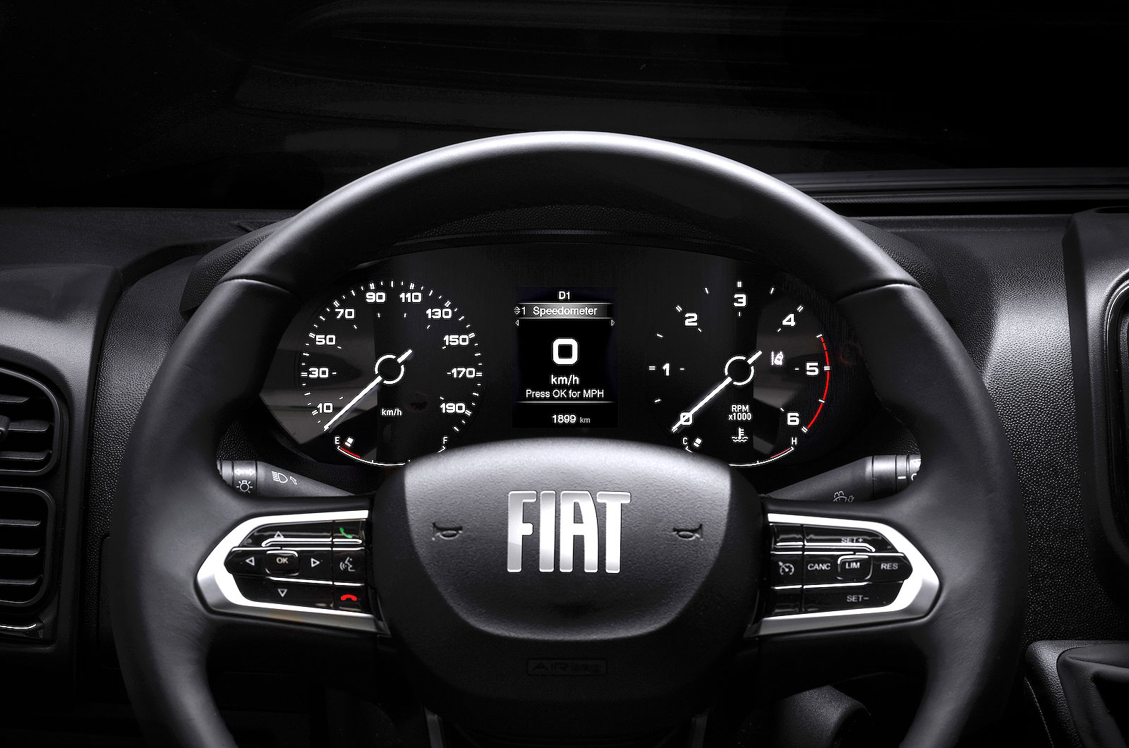 Fiat Ducato driver display