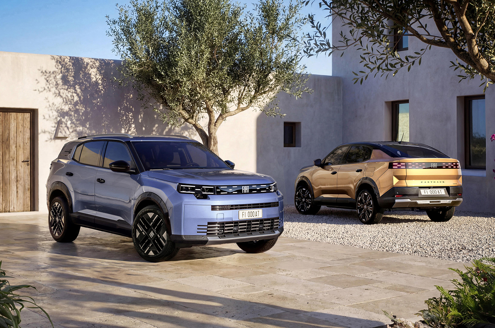 Fiat Grizzly SUV and fastback front/rear static