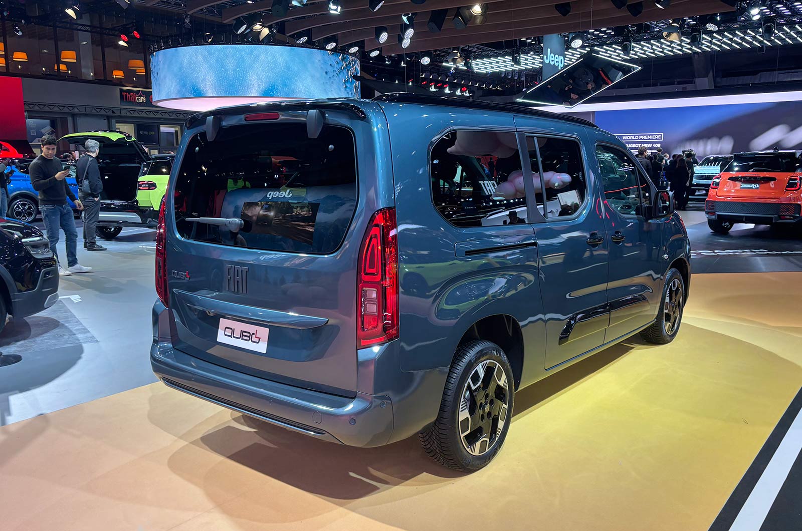 Fiat Qubo L rear three quarters static