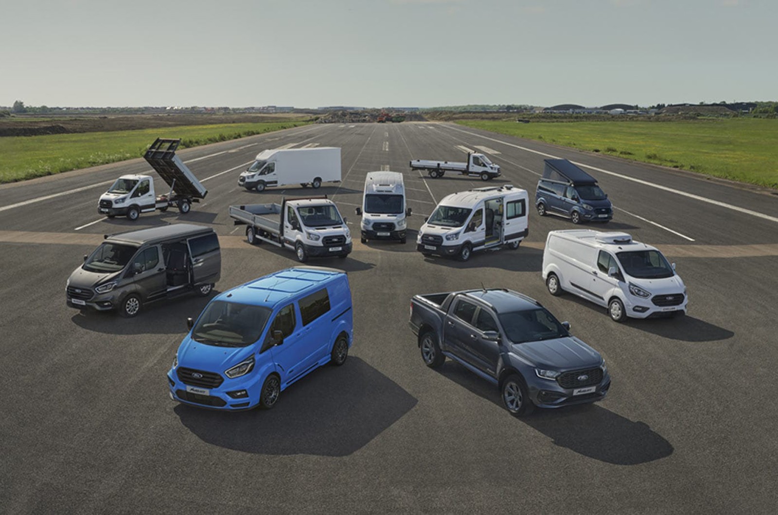Ford commercial vehicles range