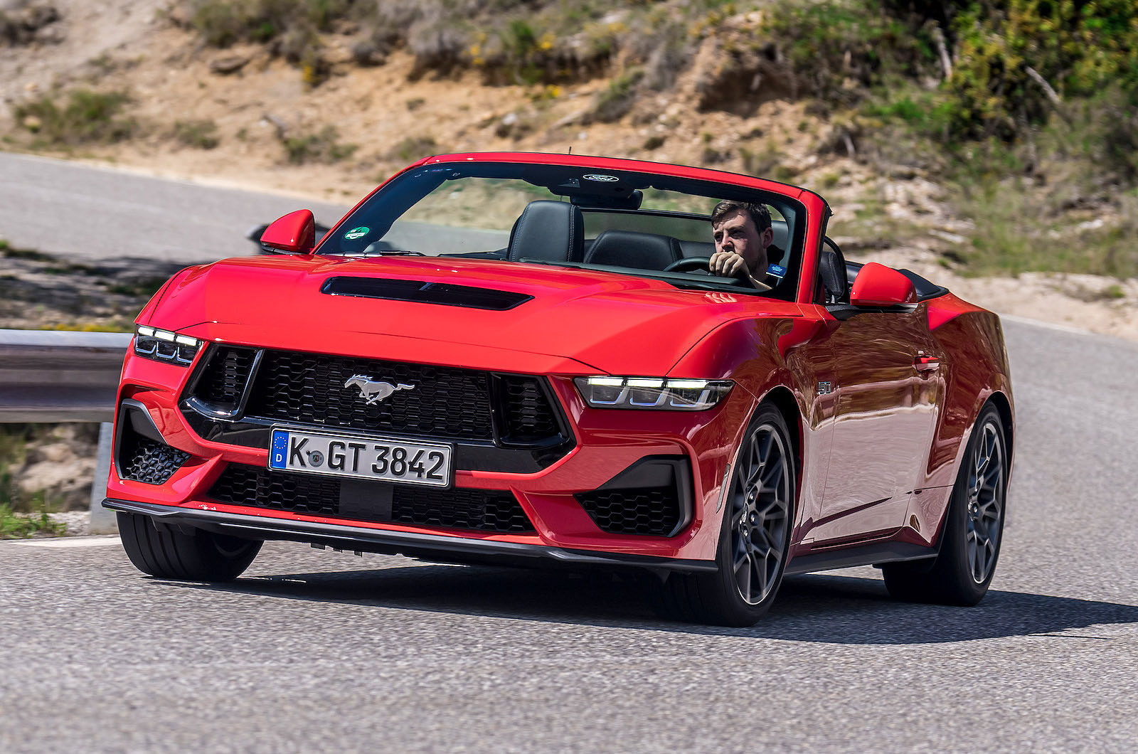 Ford Mustang Convertible front cornering