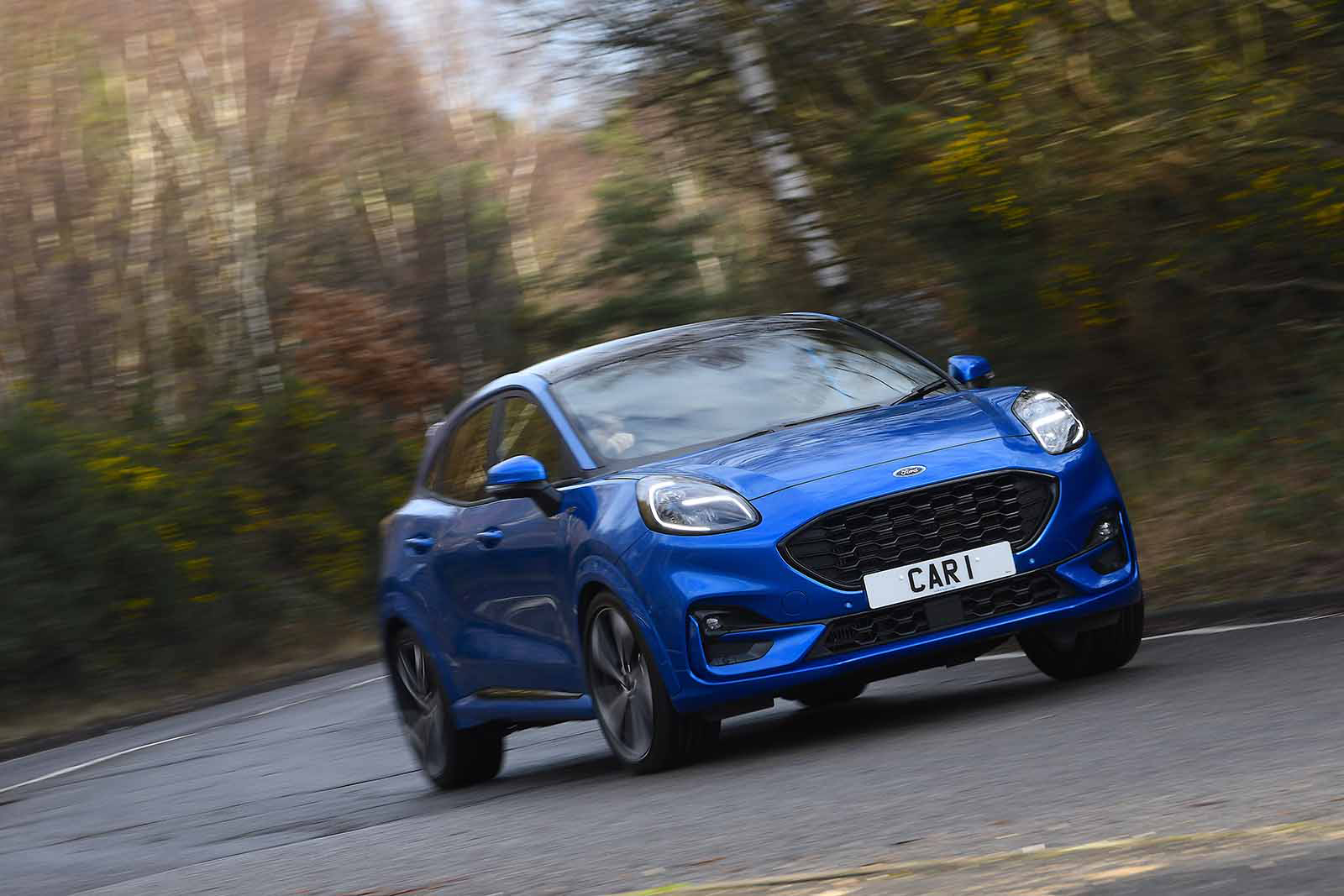 Ford Puma front cornering 2020