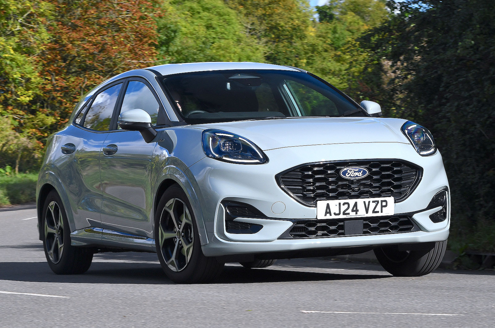 Ford Puma front cornering